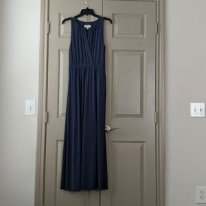 Anthropologie Moulinette Soeurs Smokey Blue Maxi
